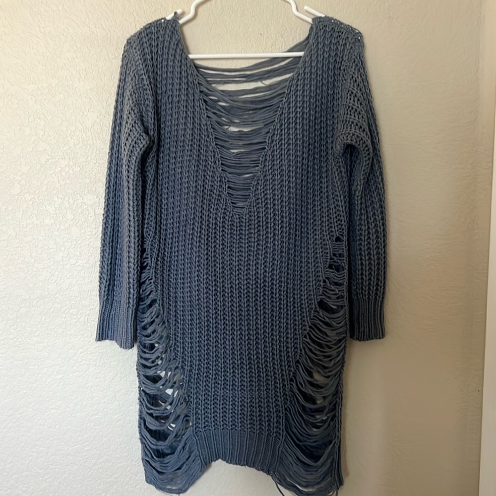 Fashion nova knitted sweater/dresss. Sz M